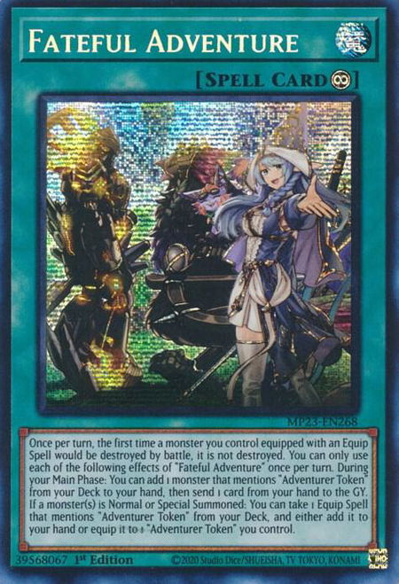 Fateful Adventure - 25th Anniversary Tin: Dueling Heroes Mega Pack YuGiOh trading card