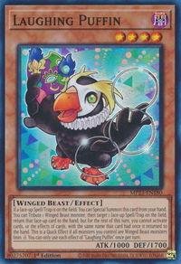 Laughing Puffin - 25th Anniversary Tin: Dueling Heroes Mega Pack (MP23) #MP23-EN180 - Super Rare YuGiOh Trading Card