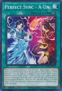 Perfect Sync - A-Un - 25th Anniversary Tin: Dueling Heroes Mega Pack (MP23) #MP23-EN276 - Common / Short Print YuGiOh Trading Card