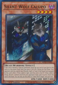 Silent Wolf Calupo - 25th Anniversary Tin: Dueling Heroes Mega Pack (MP23) #MP23-EN184 - Super Rare YuGiOh Trading Card