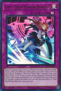 Time Thief Power Reserve - 25th Anniversary Tin: Dueling Heroes Mega Pack (MP23) #MP23-EN282 - Ultra Rare YuGiOh Trading Card