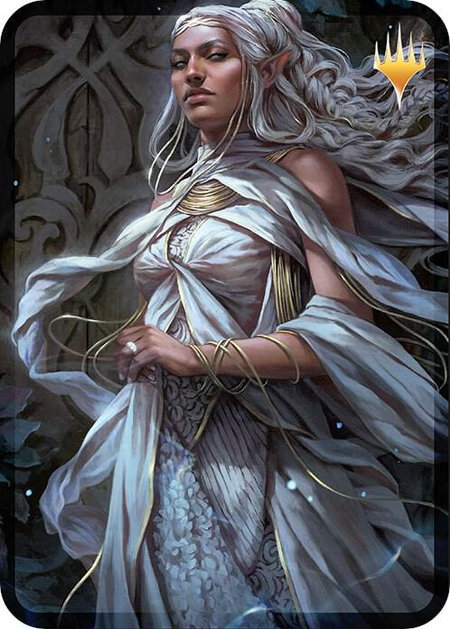 The Lord of the Rings: Tales of Middle-earth Retail Tin - Galadriel of Lothlorien trading card from Universes Beyond: The Lord of the Rings: Tales of Middle-earth The Lord of the Rings: Tales of Middle-earth Retail Tin - Galadriel of Lothlorien - Universes Beyond: The Lord of the Rings: Tales of Middle-earth Magic: The Gathering trading card
