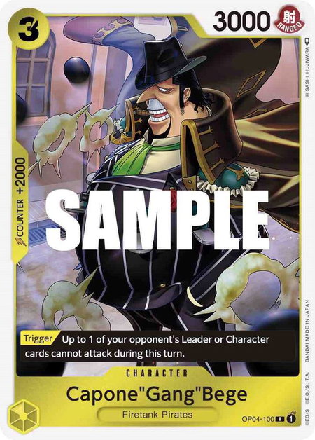 Capone"Gang"Bege trading card from Kingdoms of Intrigue Capone"Gang"Bege - Kingdoms of Intrigue One Piece trading card