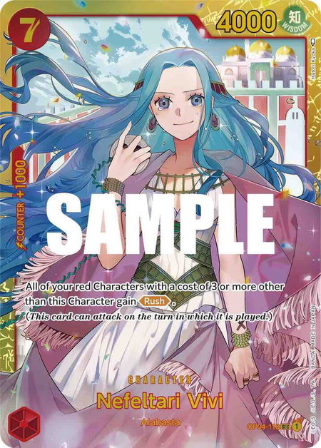 Nefeltari Vivi (118) - Kingdoms of Intrigue One Piece trading card
