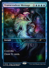 Transcendent Message - Game Day & Store Championship Promos (GAME) #16 - Promo Magic: The Gathering Trading Card