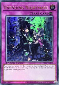 Unending Nightmare - Speed Duel: Tournament Pack 6 (STP6) #STP6-EN005 - Ultra Rare YuGiOh Trading Card