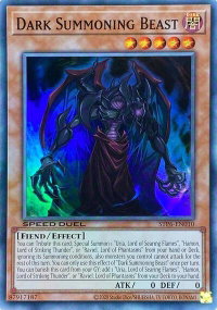 Dark Summoning Beast - Speed Duel: Tournament Pack 6 (STP6) #STP6-EN010 - Super Rare YuGiOh Trading Card