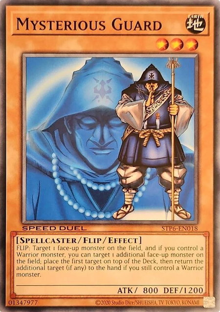 Mysterious Guard - Speed Duel: Tournament Pack 6 YuGiOh trading card