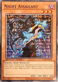 Night Assailant - Speed Duel: Tournament Pack 6 (STP6) #STP6-EN021 - Common / Short Print YuGiOh Trading Card