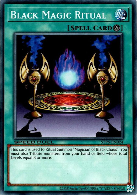 Black Magic Ritual - Speed Duel: Tournament Pack 6 YuGiOh trading card
