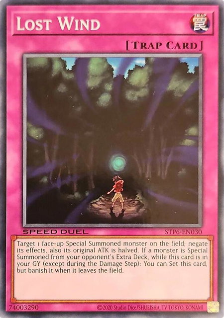 Lost Wind - Speed Duel: Tournament Pack 6 YuGiOh trading card