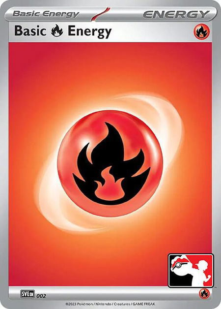 Basic Fire Energy - 002 - Prize Pack Series Cards Pokémon trading card