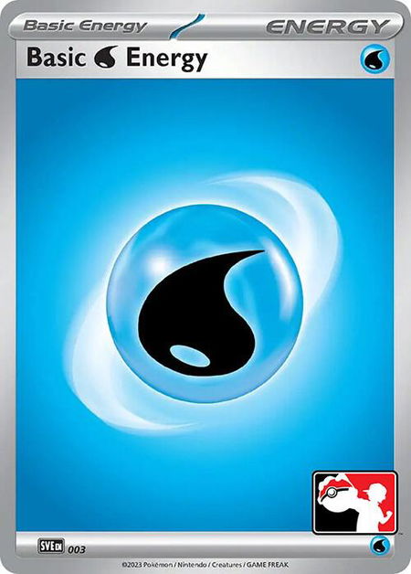 Basic Water Energy - 003 - Prize Pack Series Cards Pokémon trading card
