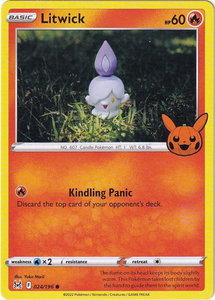 Litwick - Trick or Trade BOOster Bundle 2023 (TTBB23) #024/196 - Common Pokémon Trading Card