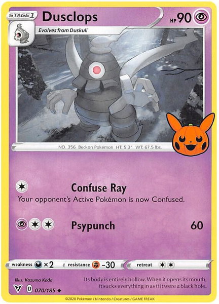 Dusclops - Trick or Trade BOOster Bundle 2023 Pokémon trading card