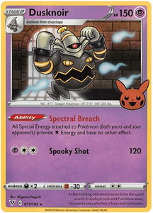 Dusknoir - Trick or Trade BOOster Bundle 2023 (TTBB23) #071/185 - Holo Rare Pokémon Trading Card