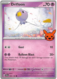 Drifloon - Trick or Trade BOOster Bundle 2023 (TTBB23) #089/198 - Common Pokémon Trading Card