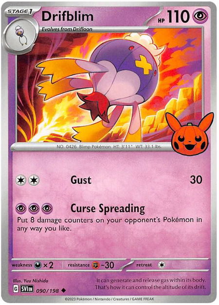 Drifblim - Trick or Trade BOOster Bundle 2023 Pokémon trading card
