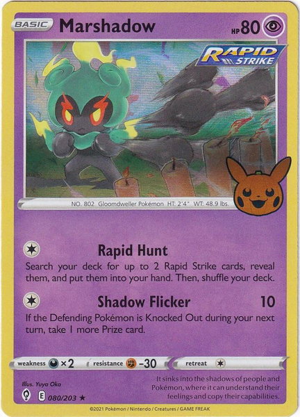 Marshadow - Trick or Trade BOOster Bundle 2023 Pokémon trading card