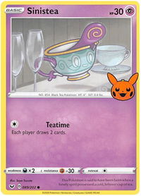 Sinistea - Trick or Trade BOOster Bundle 2023 (TTBB23) #089/202 - Common Pokémon Trading Card