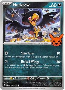 Murkrow - Trick or Trade BOOster Bundle 2023 (TTBB23) #131/193 - Common Pokémon Trading Card