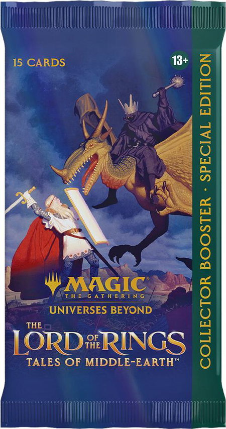 The Lord of the Rings: Tales of Middle-earth - Special Edition Collector Booster Pack trading card from Universes Beyond: The Lord of the Rings: Tales of Middle-earth The Lord of the Rings: Tales of Middle-earth - Special Edition Collector Booster Pack - Universes Beyond: The Lord of the Rings: Tales of Middle-earth Magic: The Gathering trading card