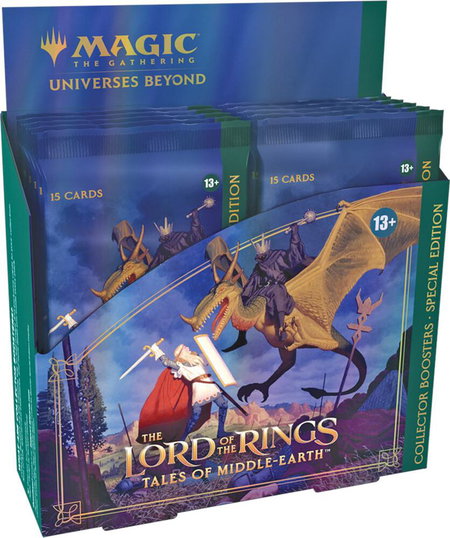 The Lord of the Rings: Tales of Middle-earth - Special Edition Collector Booster Display trading card from Universes Beyond: The Lord of the Rings: Tales of Middle-earth The Lord of the Rings: Tales of Middle-earth - Special Edition Collector Booster Display - Universes Beyond: The Lord of the Rings: Tales of Middle-earth Magic: The Gathering trading card