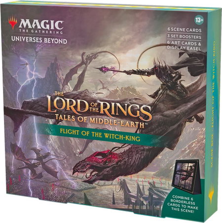 The Lord of the Rings: Tales of Middle-earth Scene Box - Flight of the Witch-King trading card from Universes Beyond: The Lord of the Rings: Tales of Middle-earth The Lord of the Rings: Tales of Middle-earth Scene Box - Flight of the Witch-King - Universes Beyond: The Lord of the Rings: Tales of Middle-earth Magic: The Gathering trading card