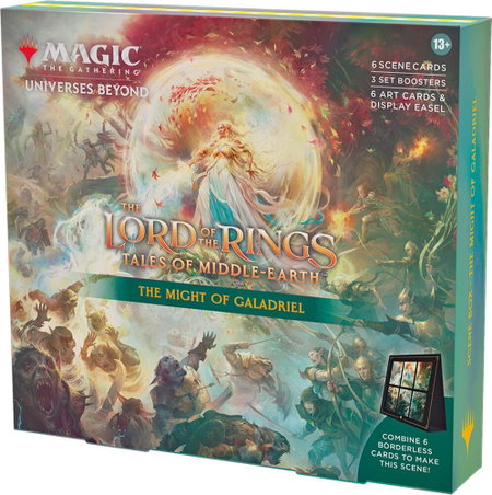 The Lord of the Rings: Tales of Middle-earth Scene Box - The Might of Galadriel - Universes Beyond: The Lord of the Rings: Tales of Middle-earth Magic: The Gathering trading card