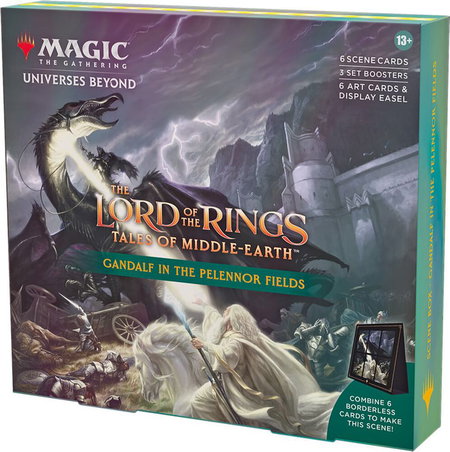 The Lord of the Rings: Tales of Middle-earth Scene Box - Gandalf in the Pelennor Fields - Universes Beyond: The Lord of the Rings: Tales of Middle-earth Magic: The Gathering trading card
