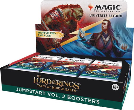 The Lord of the Rings: Tales of Middle-earth - Jumpstart Vol. 2 Booster Display - Universes Beyond: The Lord of the Rings: Tales of Middle-earth Magic: The Gathering trading card
