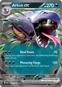 Arbok ex - 024/165 - SV: Scarlet & Violet 151 (MEW) #024/165 - Double Rare Pokémon Trading Card