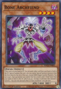 Bone Archfiend - Structure Deck: The Crimson King (SDCK) #SDCK-EN003 - Common / Short Print YuGiOh Trading Card
