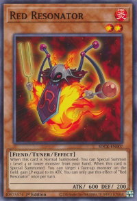 Red Resonator - Structure Deck: The Crimson King (SDCK) #SDCK-EN007 - Common / Short Print YuGiOh Trading Card