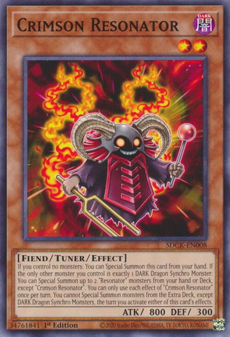 Crimson Resonator - Structure Deck: The Crimson King YuGiOh trading card