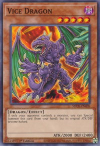 Vice Dragon - Structure Deck: The Crimson King (SDCK) #SDCK-EN009 - Common / Short Print YuGiOh Trading Card