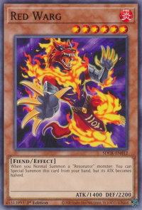 Red Warg - Structure Deck: The Crimson King (SDCK) #SDCK-EN012 - Common / Short Print YuGiOh Trading Card