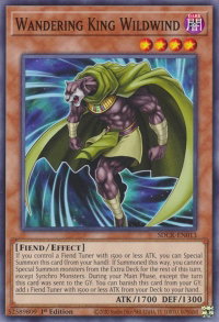 Wandering King Wildwind - Structure Deck: The Crimson King (SDCK) #SDCK-EN013 - Common / Short Print YuGiOh Trading Card