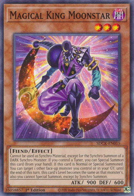 Magical King Moonstar - Structure Deck: The Crimson King YuGiOh trading card