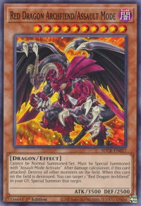 Red Dragon Archfiend/Assault Mode - Structure Deck: The Crimson King (SDCK) #SDCK-EN017 - Common / Short Print YuGiOh Trading Card