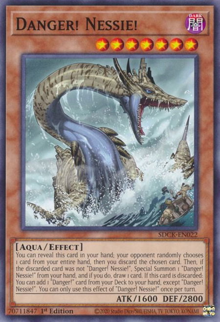 Danger! Nessie! trading card from Structure Deck: The Crimson King Danger! Nessie! - Structure Deck: The Crimson King YuGiOh trading card
