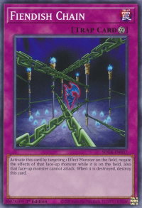 Fiendish Chain - Structure Deck: The Crimson King (SDCK) #SDCK-EN037 - Common / Short Print YuGiOh Trading Card