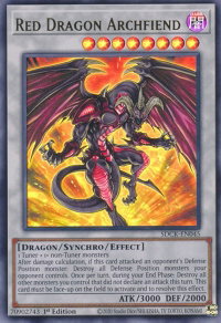 Red Dragon Archfiend - Structure Deck: The Crimson King (SDCK) #SDCK-EN045 - Ultra Rare YuGiOh Trading Card