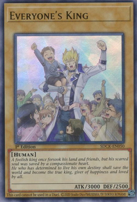 Everyone's King - Structure Deck: The Crimson King YuGiOh trading card