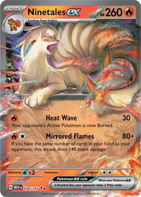 Ninetales ex - 038/165 - SV: Scarlet & Violet 151 (MEW) #038/165 - Double Rare Pokémon Trading Card