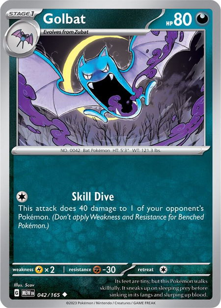 Golbat - SV: Scarlet & Violet 151 Pokémon trading card