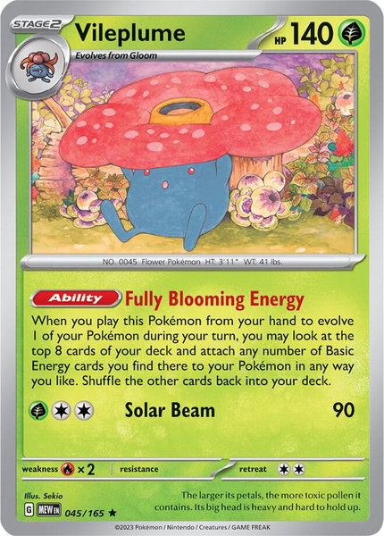 Vileplume - SV: Scarlet & Violet 151 Pokémon trading card