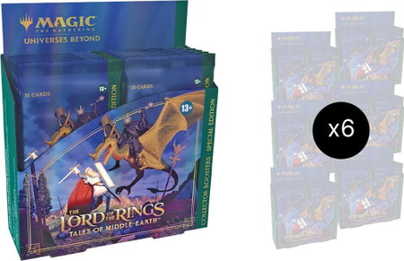 The Lord of the Rings: Tales of Middle-earth - Special Edition Collector Booster Display Case trading card from Universes Beyond: The Lord of the Rings: Tales of Middle-earth The Lord of the Rings: Tales of Middle-earth - Special Edition Collector Booster Display Case - Universes Beyond: The Lord of the Rings: Tales of Middle-earth Magic: The Gathering trading card