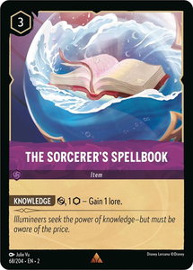 The Sorcerer's Spellbook - Rise of the Floodborn (2) #68/204 - Rare Disney Lorcana Trading Card