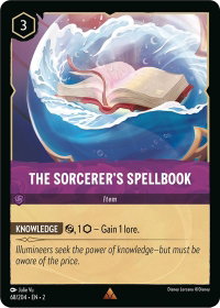 The Sorcerer's Spellbook - Rise of the Floodborn (2) #68/204 - Rare Disney Lorcana Trading Card